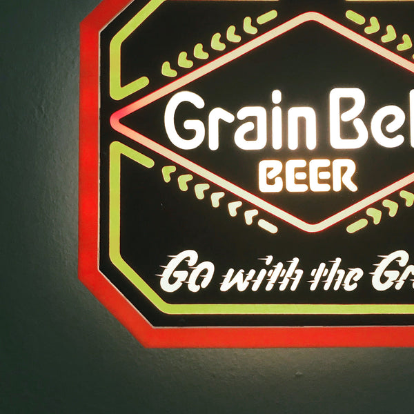 Antique Light-up Grain Belt Beer Sign