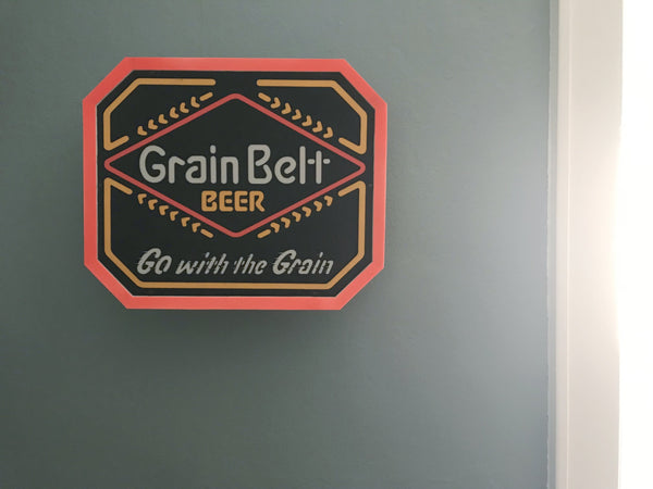 Antique Light-up Grain Belt Beer Sign