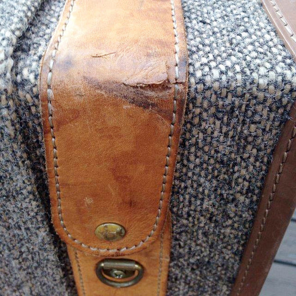 Hartmann Tweed Woodbox Suitcase